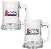 MLB Los Angeles Angels 2pc Glass Tankard Set