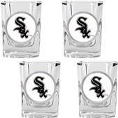 MLB Chicago White Sox 4pc Square Shot Glass Set