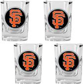 MLB San Francisco Giants 4pc Square Shot Glass Set