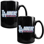 MLB Los Angeles Dodgers 2pc Coffee Mug Set