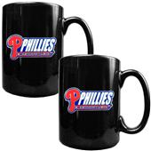 MLB Philadelphia Phillies 2pc Coffee Mug Set