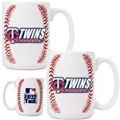 MLB Minnesota Twins 2pc Gameball Coffee Mug Set