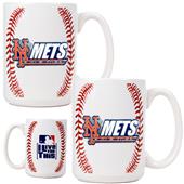 MLB New York Mets 2pc Gameball Coffee Mug Set