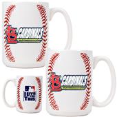 MLB St. Louis Cardinal 2pc Gameball Coffee Mug Set