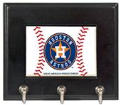 MLB Houston Astros Wood Keyhook Rack