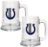 NFL Indianapolis Colts 2pc Glass Tankard Set