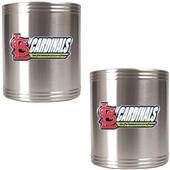 MLB Cardinals 2pc Stainless Steel Can Holder Set
