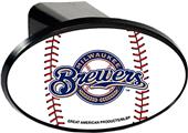 MLB Milwaukee Brewers Gameball Trailer Hitch Cover