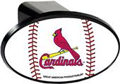 MLB SL Cardinals Gameball Trailer Hitch Cover