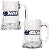 NFL Indianapolis Colts 2pc Glass Tankard Set