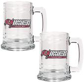 NFL Tampa Bay Buccaneers 2pc Glass Tankard Set