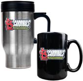 MLB SL Cardinals Travel Mug & Coffee Mug Set