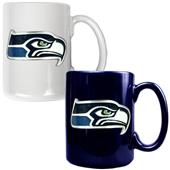 NFL Seattle Seahawks Multi Color Mug Set
