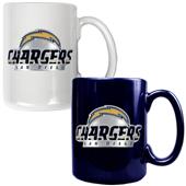 NFL San Diego Chargers Multi Color Mug Set