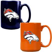 NFL Denver Broncos Multi Color Mug Set
