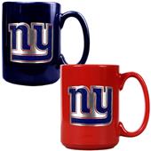 NFL New York Giants Multi Color Mug Set