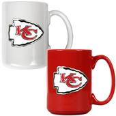 NFL Kansas City Chiefs Multi Color Mug Set
