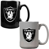 NFL Oakland Raiders Multi Color Mug Set