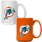NFL Miami Dolphins Multi Color Mug Set