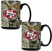 NFL San Francisco 49ers Open Field Coffee Mug Set
