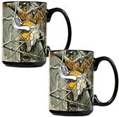 NFL Minnesota Vikings Open Field Coffee Mug Set