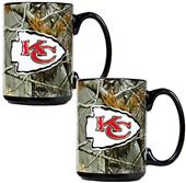 NFL Kansas City Chiefs Open Field Coffee Mug Set