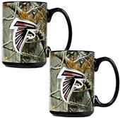 NFL Atlanta Falcons 2pc Open Field Coffee Mug Set