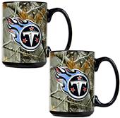 NFL Tennessee Titans 2pc Open Field Coffee Mug Set