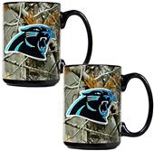 NFL Carolina Panthers Open Field Coffee Mug Set