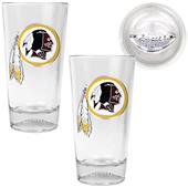 NFL Washington Redskins Football Base Pint Glasses