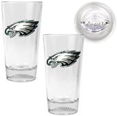 NFL Philadelphia Eagles Football Base Pint Glasses