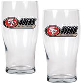NFL San Francisco 49ers 20 oz Pub Glass Set