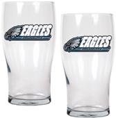 NFL Philadelphia Eagles 20 oz Pub Glass Set