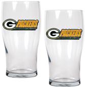 NFL Green Bay Packers 20 oz Pub Glass Set