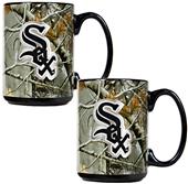 MLB White Sox 2pc Open Field Coffee Mug Set