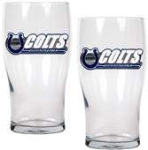 NFL Indianapolis Colts 20 oz Pub Glass Set