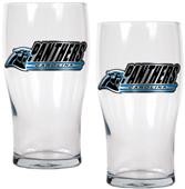 NFL Carolina Panthers 20 oz Pub Glass Set