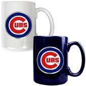 MLB Chicago Cubs 2pc Multi Color Coffee Mug Set