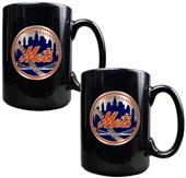 MLB New York Mets 2pc Coffee Mug Set