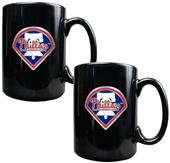 MLB Philadelphia Phillies 2pc Coffee Mug Set