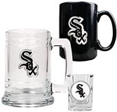 MLB White Sox Tankard, Coffee Mug & Shot Glass Set