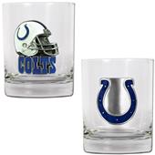 NFL Indianapolis Colts 14oz Rocks Glass 2 pc Set
