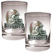 NFL Tampa Bay Buccaneers 14oz Rocks Glass 2 pc Set