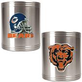 NFL Chicago Bears Stainless Steel Can Holders
