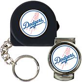 MLB Dodgers Tape Measure Key Chain & Money Clip