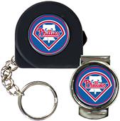 MLB Phillies Tape Measure Key Chain & Money Clip