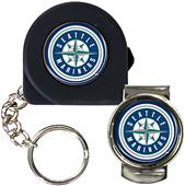 MLB Mariners Tape Measure Key Chain & Money Clip