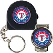 MLB Rangers Tape Measure Key Chain & Money Clip