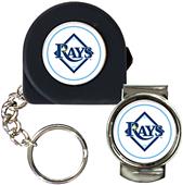 MLB Rays Tape Measure Key Chain & Money Clip