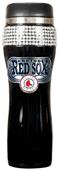 MLB Red Sox Black Stainless Bling Travel Tumbler